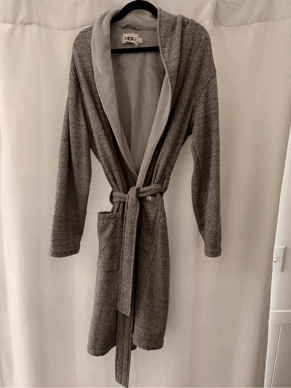 UGG Men's Gray Hooded Robe